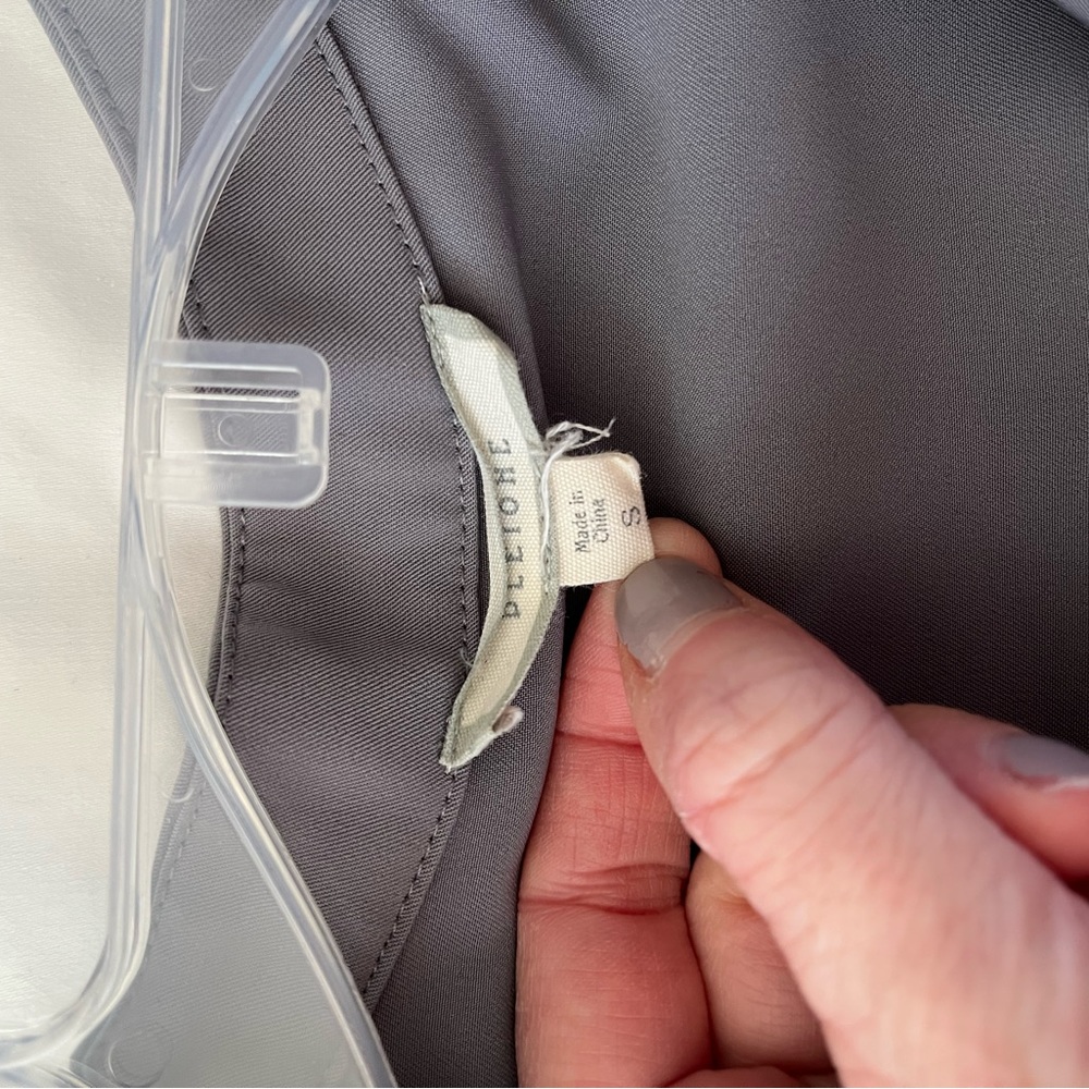 Gray Zip Blazer - image 2